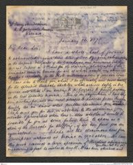 Nachlass Franz Steindachner, Brief von T. J. Moore an Franz Steindachner (26.01.1878), Inv.Nr. 348.01, Seite 1